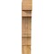 Ekena Millwork Balboa Block Rough Sawn Bracket, Western Red Cedar, 6"W x 22"D x 34"H BKT06X22X34BOA05RWR - alternate 2